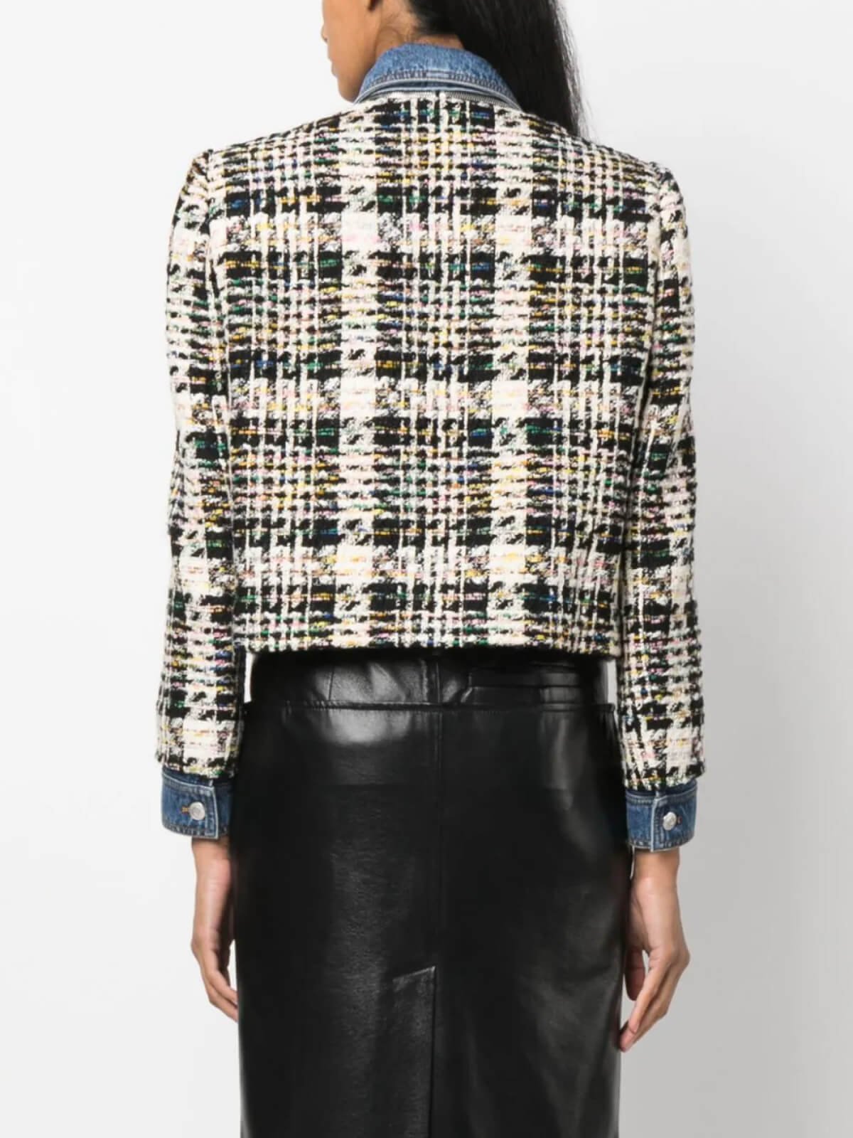 Hybrid Box Fit Tweed Jacket - Image 4