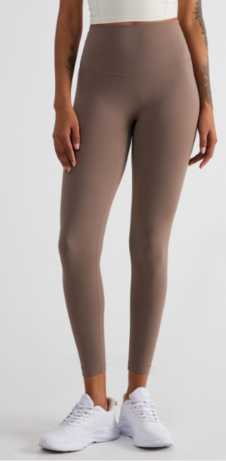 Yoga Pants Nude Feel High Waist Peach Hip Slim Fit Fitness Pants Female